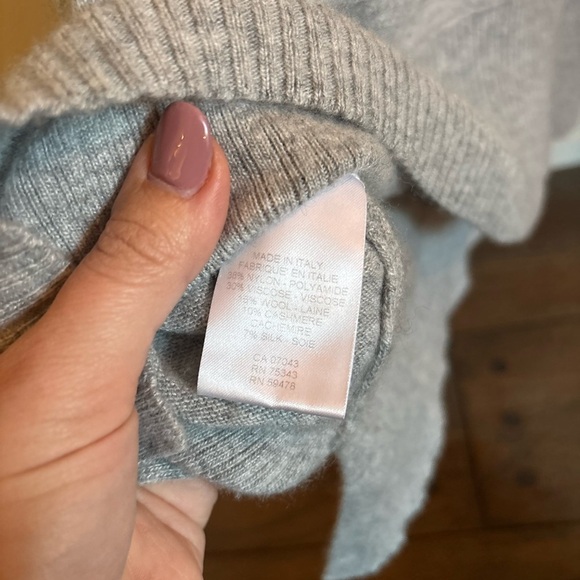 Bianco & Blu Women’s Sweater XL Made in Italy Cashmere Wool Blend Casual - Picture 5 of 5